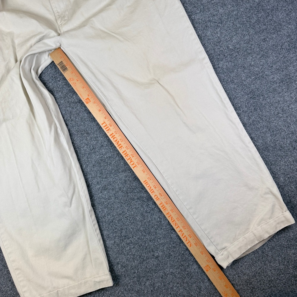 Vintage Polo Ralph Lauren Andrew Pants Mens 38x30 Beige Pleated Chino 90s - Picture 11 of 16